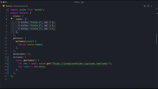 Vuex5 actions and mutations concept