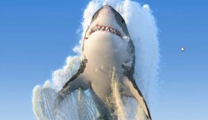 Огромная акула