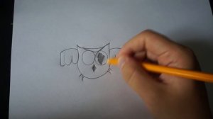 Как нарисовать сову из слова OWL?/How to draw the owl from the word OWL