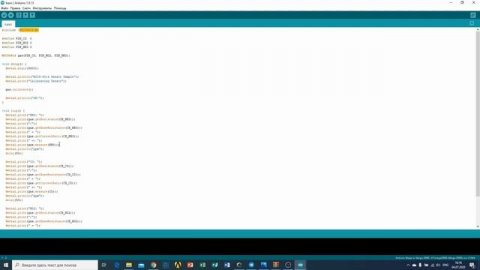 Arduino Урок №2 - Подключение датчика газа MICS6814 к Arduino MEGA 2560 Pro #Arduino.mp4