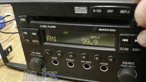 Ремонт автомагнитол volvo HU-850 34W453 no AUX .wmv