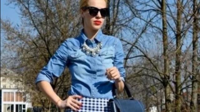 Мода и стиль.С чем носить юбку в клетку. смотреть онлайн