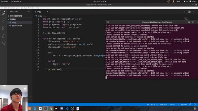 AI Tutorial for Beginners | Speech Recognition with Python
