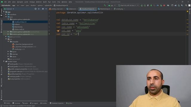 Kotlin SQLite Create, Insert, Read, Update ve Delete İşlemleri Detaylı Anlatım Part1 4K смотреть онлайн