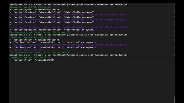 Create WebSocket API using AWS API Gateway + AWS Lambda + AWS DynamoDB смотреть онлайн