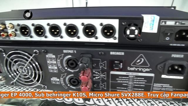 Dàn KARAOKE ĐẲNG CẤP | Loa Behringer + Vang số JBL + Power Behringer + Sub Behringer + Micro Shure смотреть онлайн