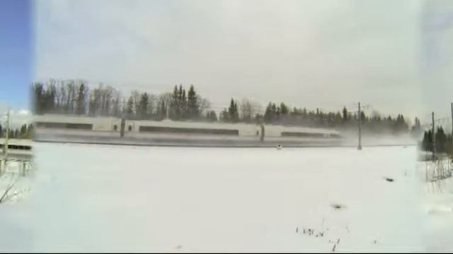 Сапсан зимой на скорости смотреть онлайн