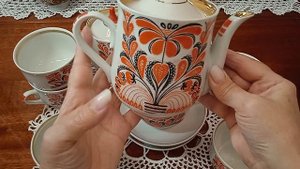 Посуда. Чайные сервизы Бориславский ФЗ и Вербилки.