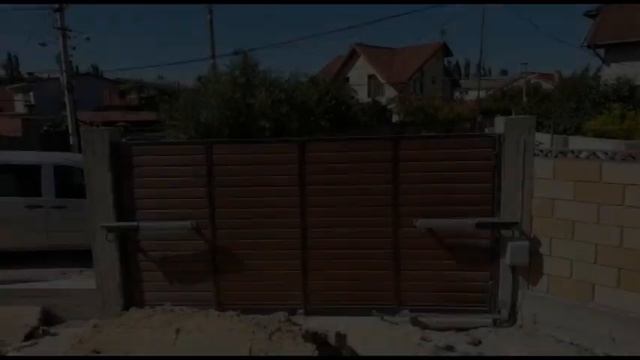 Исключительно удобные автоматические двустворчатые ворота (гармошка) с приводом CAME! смотреть онлайн