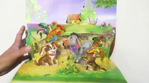 Книга-панорамка "Бременские музыканты", издательство "Проф-Пресс"