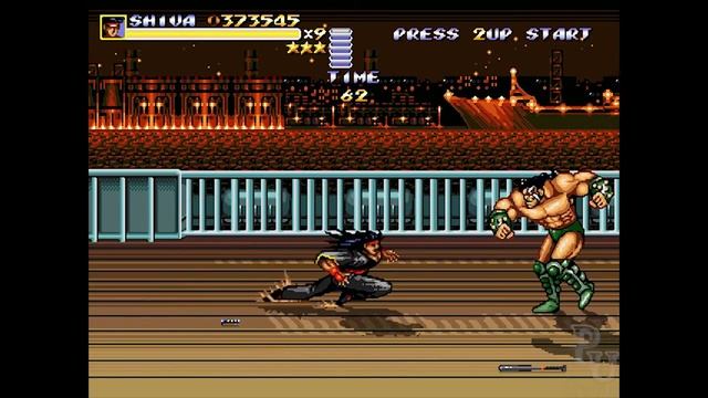 Street of Rage Remake(SOR 1) прохождение за Shiva