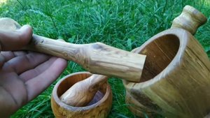 СТУПКА ДЛЯ СПЕЦИЙ ИЗ ДЕРЕВА МАГИЯ ПРЕДКОВ