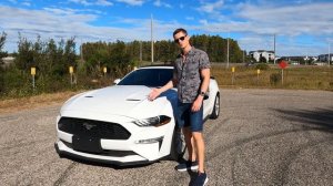 Реальный разгон 5ти литрового Мустанга GT!