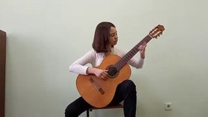 Кутлина Даяна "Сонатина" Н.Паганини (гитара)