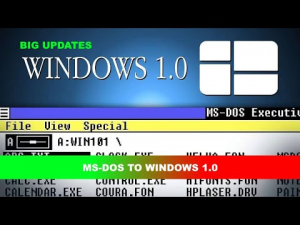 ОБНОВЛЯЕМСЯ С MS-DOS ДО WINDOWS 1.0 - BIG UPDATES