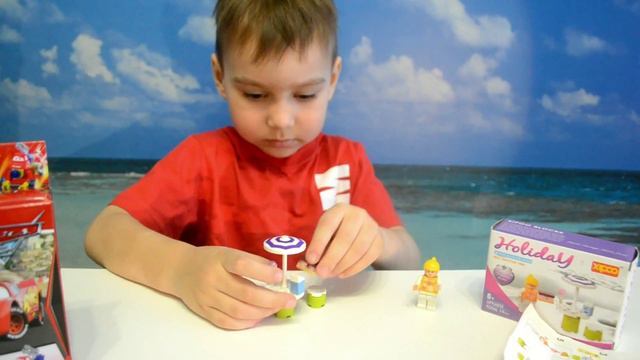 Распаковываем и собираем аналоги Лего сити Макуин и Лего френдс Выходные Unpack MsQueen LEGO смотреть онлайн