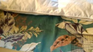 как вшить пододеяльник