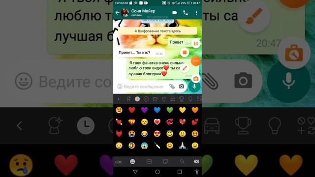 Переписка  с Соней Майер! Она настоящая ?