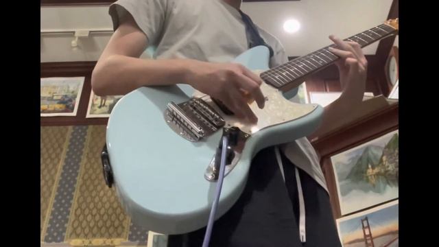 Fender JAG-STANG (JB Humbucker) tone demo (Nirvana) смотреть онлайн