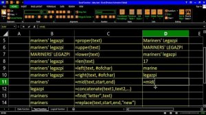 Text Function | MS Excel