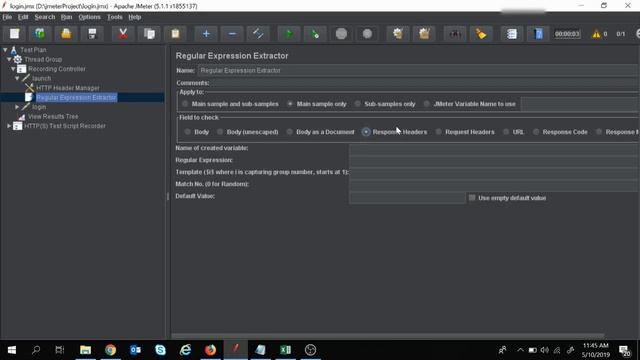 JMeter tutorial 10 - Handle dynamic value -Correlation | Regular Expression Extractor -PostProcesso