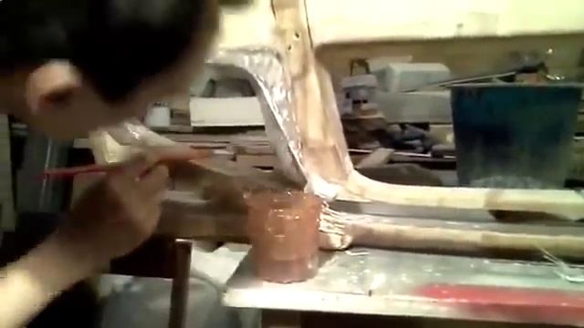 стекловолокно и полиэфирка как сделать бампер