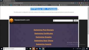 How to fix 403 forbidden error on website pages