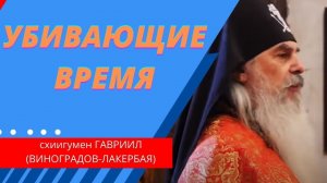 Схиигумен Гавриил ( Виноградов-Лакербая). Убивающие время. @Козенкова Елена