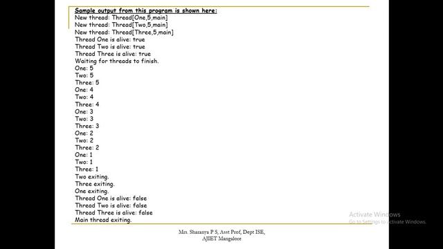 OOC Module 4 Multi Threading, isAlive() and join() method, synchronization, thread priority PART 3 смотреть онлайн