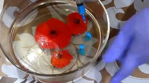 Желейный торт с 3Д цветами из сливок.