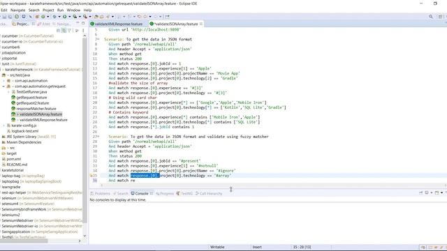 9. Karate Framework || Fuzzy Matcher. смотреть онлайн