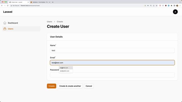 Laravel Filament User Resource смотреть онлайн