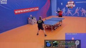 Сильнотянущие длинные шипы Dr Neubauer Viper на Off ALC основе DHS Hurricane 301: Каленик Сергей