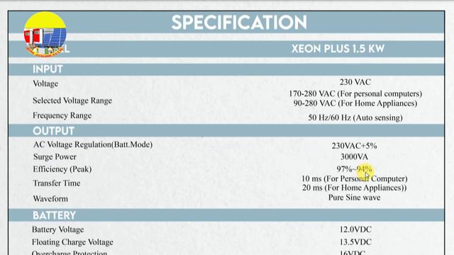 fronus model xeon plus 1.5kw solar inverter complet specification by gak solar tech