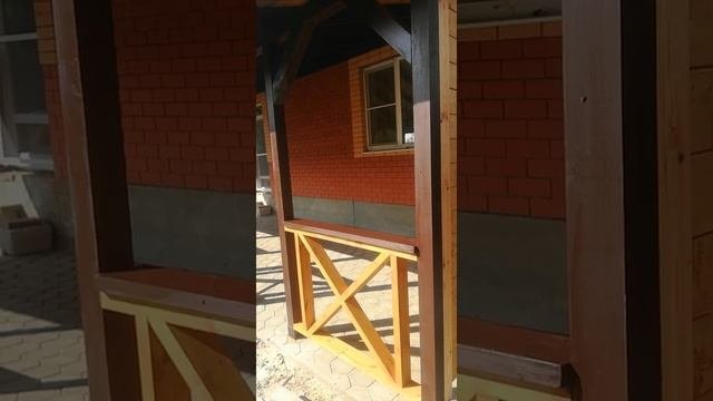 Открытая терраса без фундамента