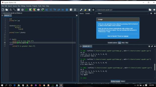 Documentation in python language throw program || Comments || Statement in Python || python lec 3