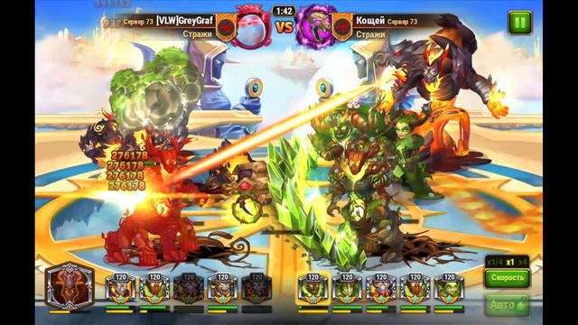 Хроники Хаоса: игра титанами огня в ручном режиме против намного более сильной земли смотреть онлайн