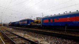 ВСЖДст.Тыреть.Востоновительный поезд! Ст.ЗИМА.