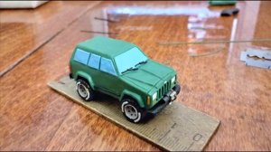 Jeep Cherokee Урок как слепить из пластилина | Tutorial how to sculpt from polymer clay Off-Road ca