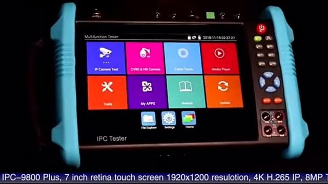 NOYAFA Upgraded NF-IPC716-9800ADHS Plus IP Camera Tester 7inch IPS Touch Screen H.265 4K with WiFi смотреть онлайн