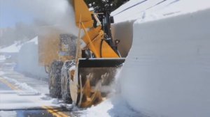 Как убирают снег в США