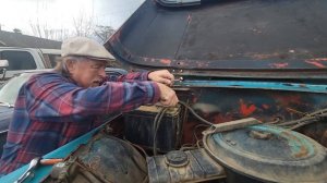 69 Jeepster Commando  new battery. will it run. Future projects.