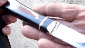 Бычакъ (карачаевский этнический нож) 9ХС,рог тура