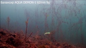 Балансир AQUA DEMON - игра балансира, подводная сьемка