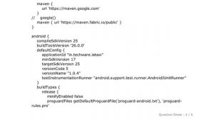 Android : Gradle DSL method not found: 'implementation()'