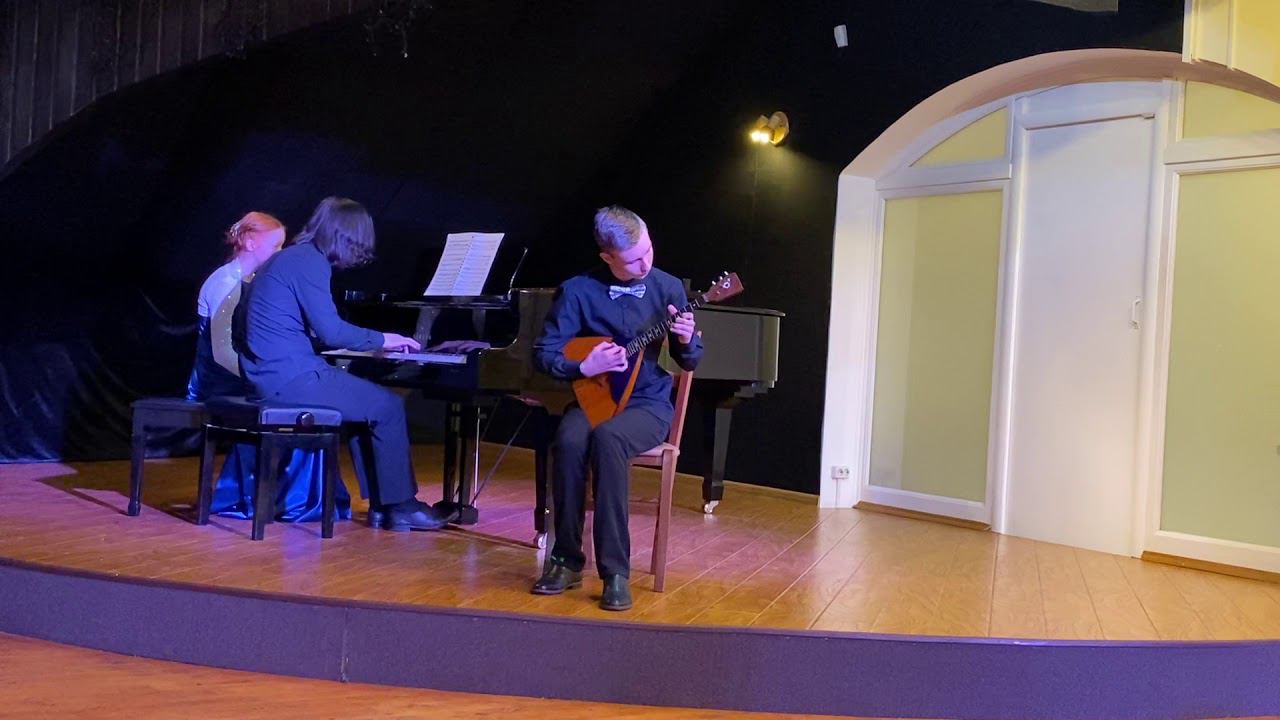 Платон Внутских, балалайка, русская народная песня, "Как на горе калина" смотреть онлайн