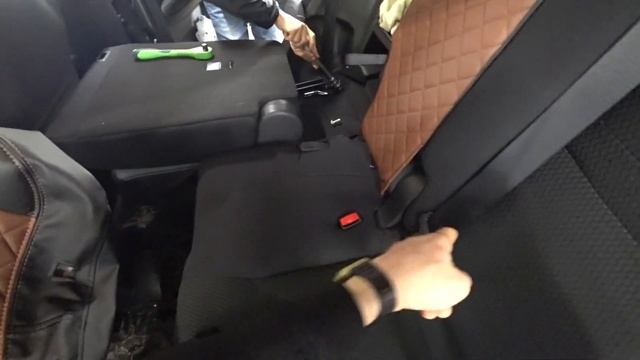 Чехлы для Nissan x Trail t32 автопилот ромб. Установка чехлов с подшитием. смотреть онлайн