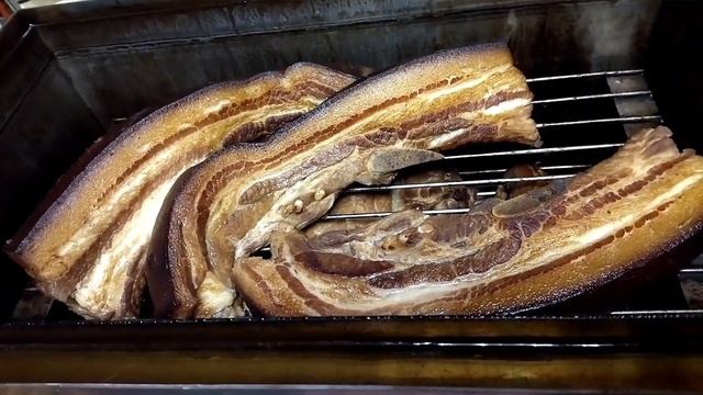 копчение грудинки , окорока в домашних условиях