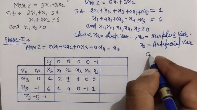 Lec-10|| Two Phase Method || No Feasible Solution || Simplex Algorithm смотреть онлайн
