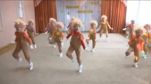 Детский сад, Детский танец "Ёжики", Kindergarten, Cldren's dance "Hedgehogs".